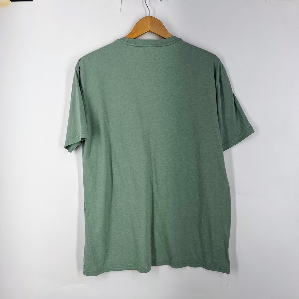True Classic Mens XL Sage Green Heather Short Sleeve Crew Neck Athletic Fit Tee - Picture 2 of 14